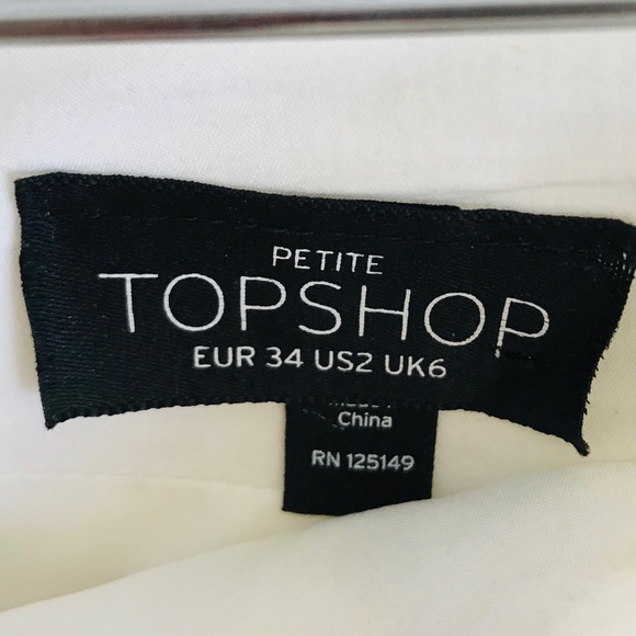 SOLD TOPSHOP LACE HIGH-WAIST SKIRT - Picture 7 of 8